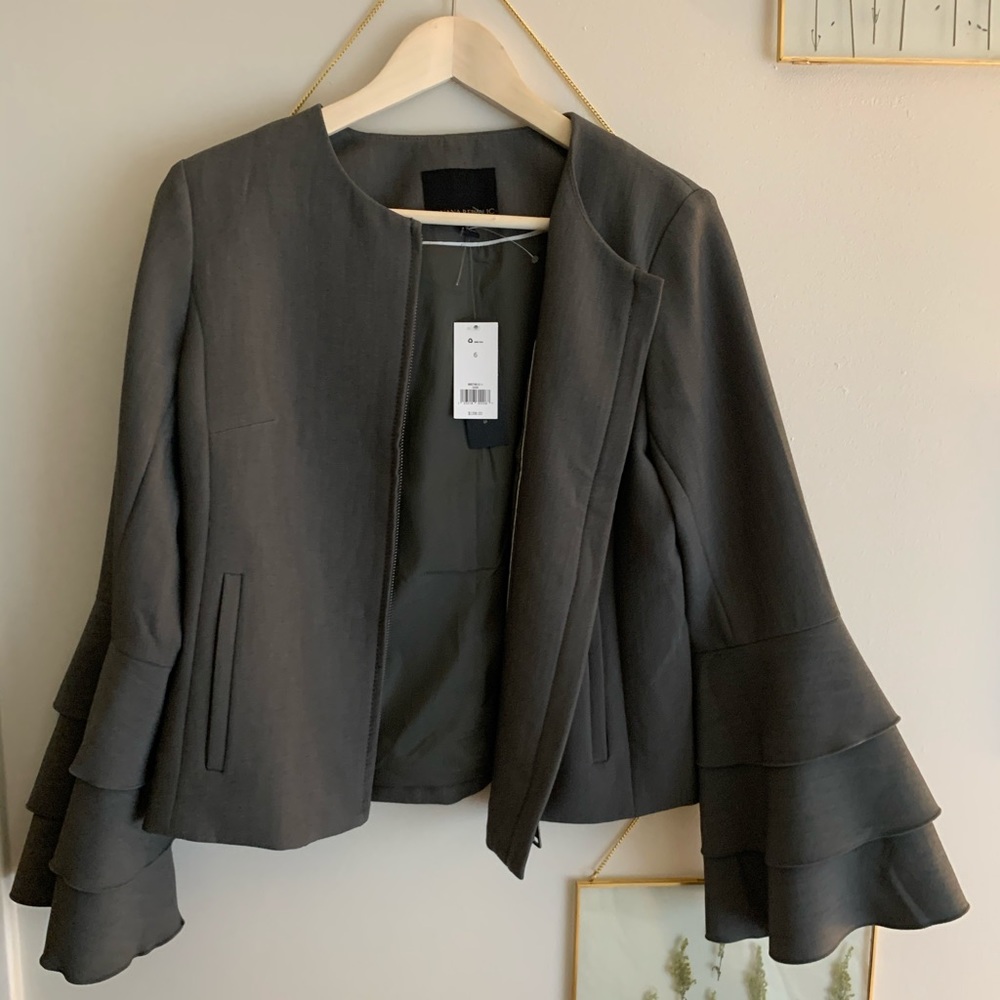 Banana Republic Blazer with ruffled sleeves